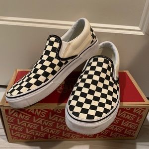Checker Slip On Vans